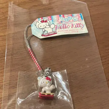 지역 한정 키티 겨울 한정판 시로쿠마 스트랩