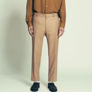 UNITED ARROWS & SONS 슬랙스 베이지 울 100%