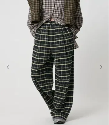 BEAUTY&YOUTH 체크 팬츠