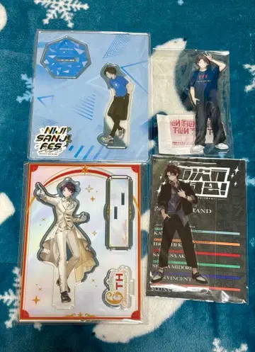 니지산지 사에구사 아키나 아크릴 스탠드 4점 세트