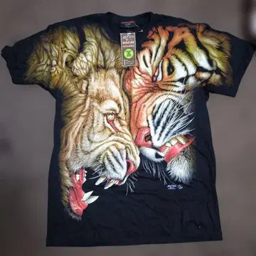 로키 창 라이온 호랑이 티셔츠