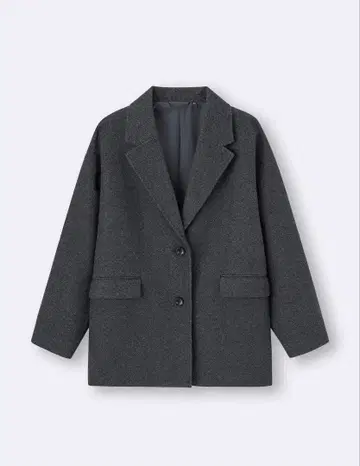 [ 완판템 ] GU 코지 멜톤 하프 코트