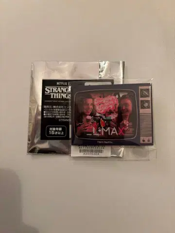 스트레인저 씽스 일레븐과 맥스 TV풍 캔 배치