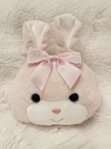 Maison de FLEUR 크리미 토끼 페이스 파우치