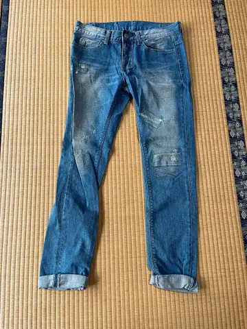 데미지 진 Blacklabel 데님