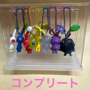 피크민 스트랩 9개 세트 클리어 케이스 포함 컴플리트