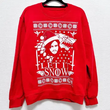 166 게임 오브 스론즈 존 스노우 구제 의류 트레이닝복 빨간색 레드