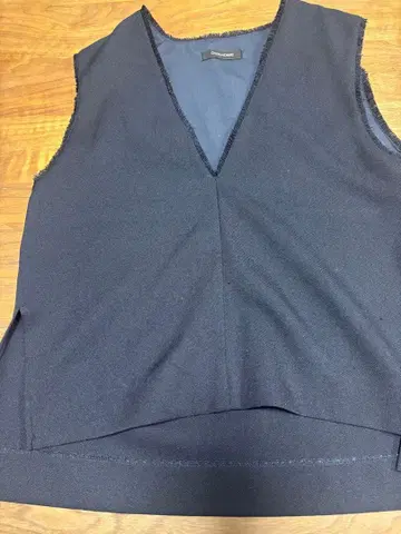 OURHOME 워셔블 프린지 베스트