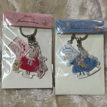 블루블루 에 마롱 크림 3연 아크릴 키링