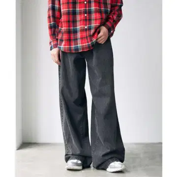 JOURNAL STANDARD 루즈 배기 토핑 데님