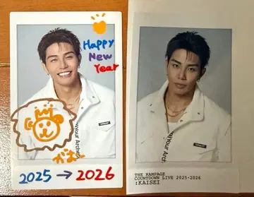 타케치 카이세이 스티커 카드 시크레