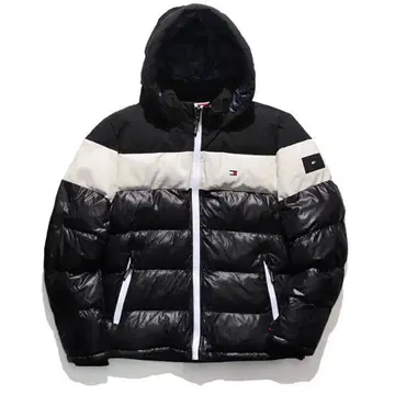 TOMMY HILFIGER 타미힐피거 패딩 자켓 블랙 L