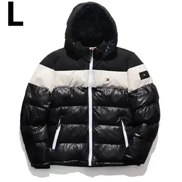 TOMMY HILFIGER 타미힐피거 패딩 자켓 블랙 L