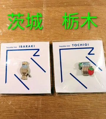 토요코인 핀 배지 세트 이바라키 도치기