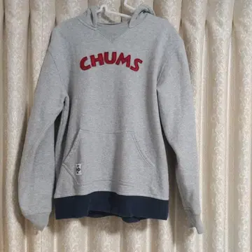 CHUMS 후드 부착 후드티 M 사이즈 그레이