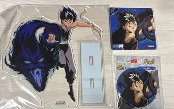 유유백서 히에이 아크릴 스탠드 캔뱃지 세트