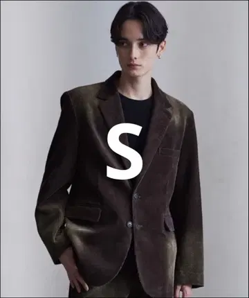 clel 앤티크 디자인 코듀로이 테일러드 자켓 S