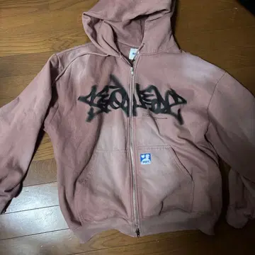 시퀀스 지퍼 후드티