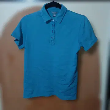 Eddie Bauer 터콰이즈 피케 셔츠 PXS