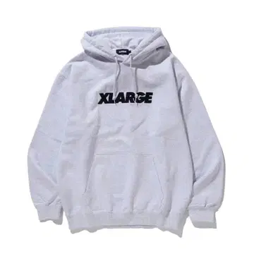 X-LARGE STANDARD LOGO HOODIE (M) ASH 남성용