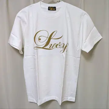 Lucy T셔츠 화이트 x 골드
