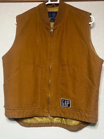 90s GAP 브라운 퀼팅 베스트