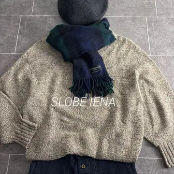 새상품급 슬로브 이에나 믹스 울 코튼 풀오버