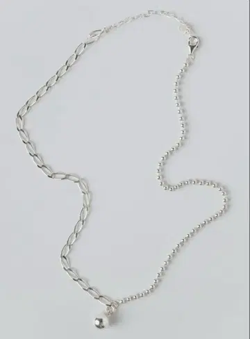 [ aura ] 아우라 볼 체인 목걸이 sv925