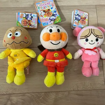 호빵맨 봉제 인형 3개 세트