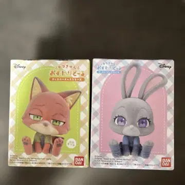 [ 미개봉 새상품 ] 모후큥 오스와리돌 주토피아 닉 & 주디