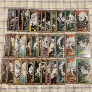 히로아카 원화전 금박 클리어 카드 컬렉션 세트