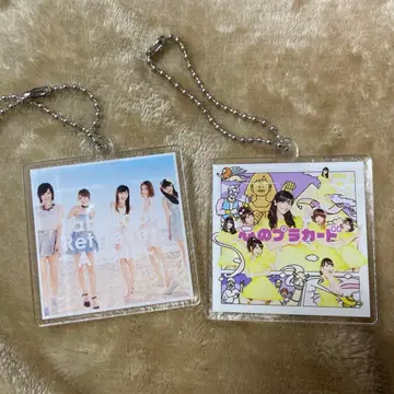 AKB48 러브러덕터 리트리버 마음의 플래카드 아크릴 키링 2개