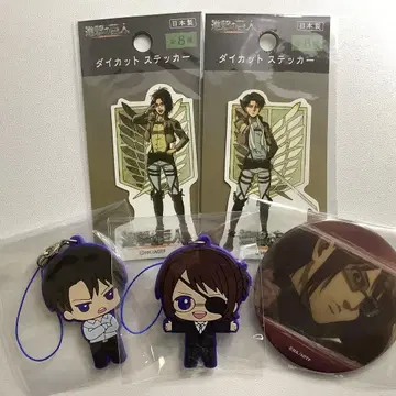 진격의 거인 리바이 한지 굿즈 세트