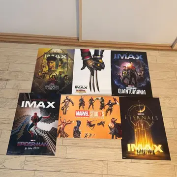 MARVEL IMAX 영화 포스터 세트 스파이더맨 어벤져스