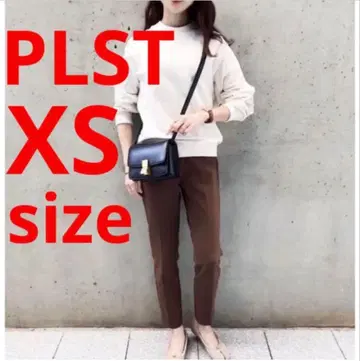 2, 3회 착용 PLST 웜 리저브 스틱 팬츠 고급 브라운 640