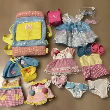 멜짱 의상 세트 역할 놀이 의류 세트 아기띠