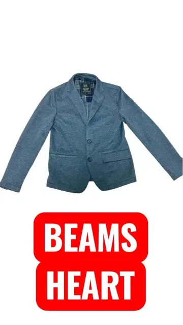 BEAMS HEART 그레이 테일러드 자켓 M