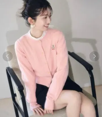 릴리 베어 컴팩트 니트 가디건 릴리 브라운 lily brown