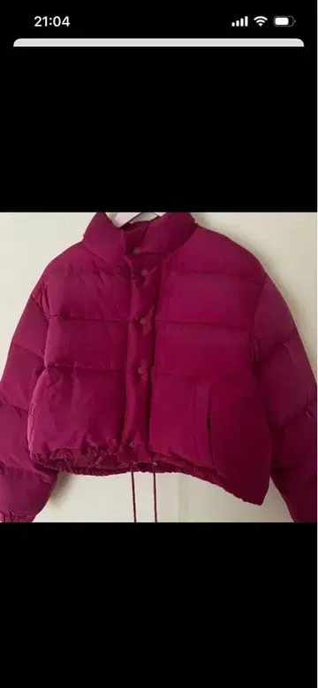 NAFNAF 크롭 다운 자켓 hooked vintage