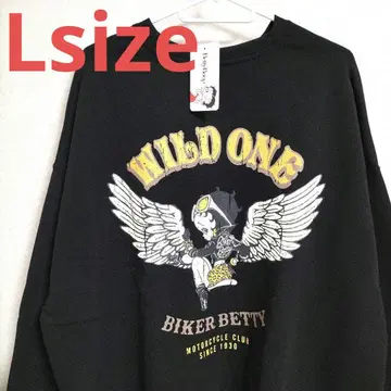 [ 새상품 ] 베티 부프 BikerBetty 맨투맨 트레이닝복 속기모 L