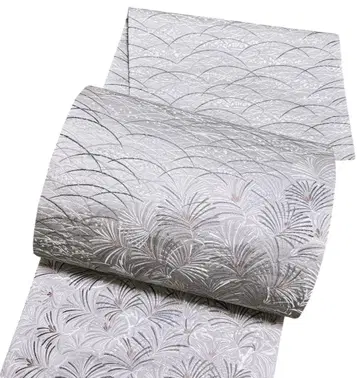 A 194 후쿠로 오비 육통 무늬 미츠코시 수마츠즈쿠시 순수 실크 기모노