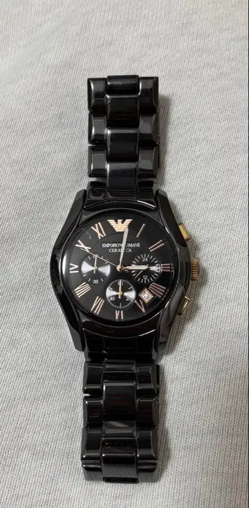 EMPORIO ARMANI 엠포리오 아르마니 손목시계 블랙