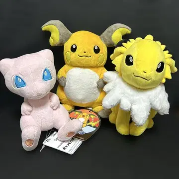 새상품 미사용 포켓몬 봉제 인형 라이츄 뮤 썬더
