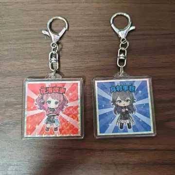 학마스만 초코 하나미 사키 츠키무라 테마리 키링 케이스 포함