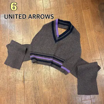6 UNITED ARROWS V넥 니트 베스트