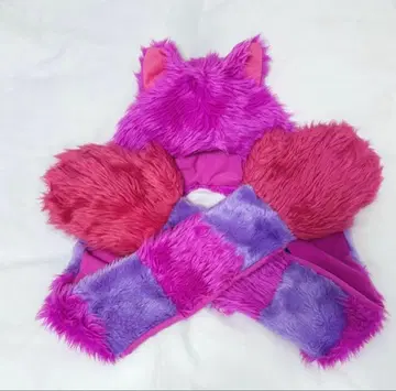 체셔 고양이 팬캡 머플러