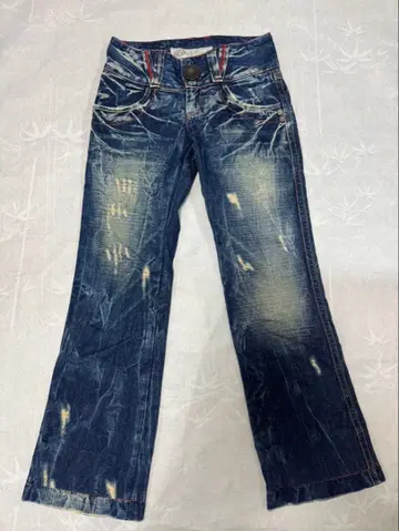 RED PEPPER 다크 블루 플레어 데님 Y2K 26