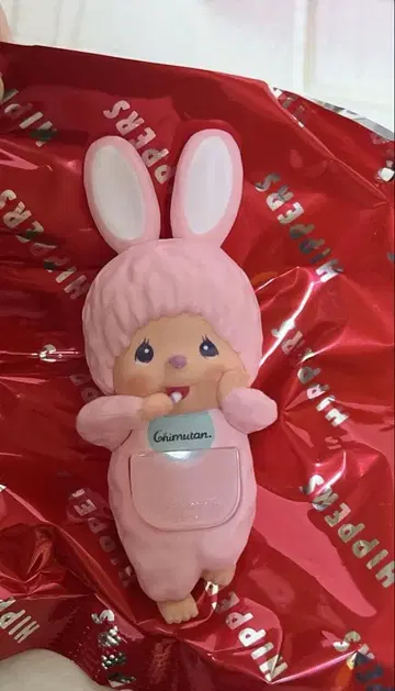 HIPPERS Monchhichi 몽치치 히퍼스 침탄 핑크