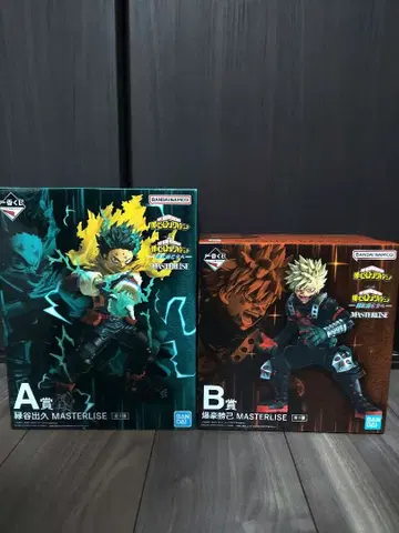 히로아카 제일복권 미도리야 이즈쿠, 바쿠고 카츠키 피규어