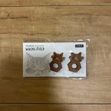 WACHIFIELD 핸드메이드 귀걸이 고양이 디자인